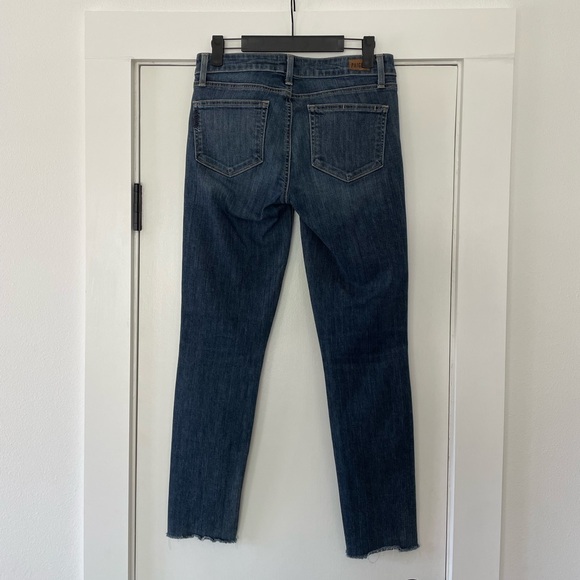 Paige cropped denim jeans, blue, Size 27 Excellent Condition - Picture 3 of 5